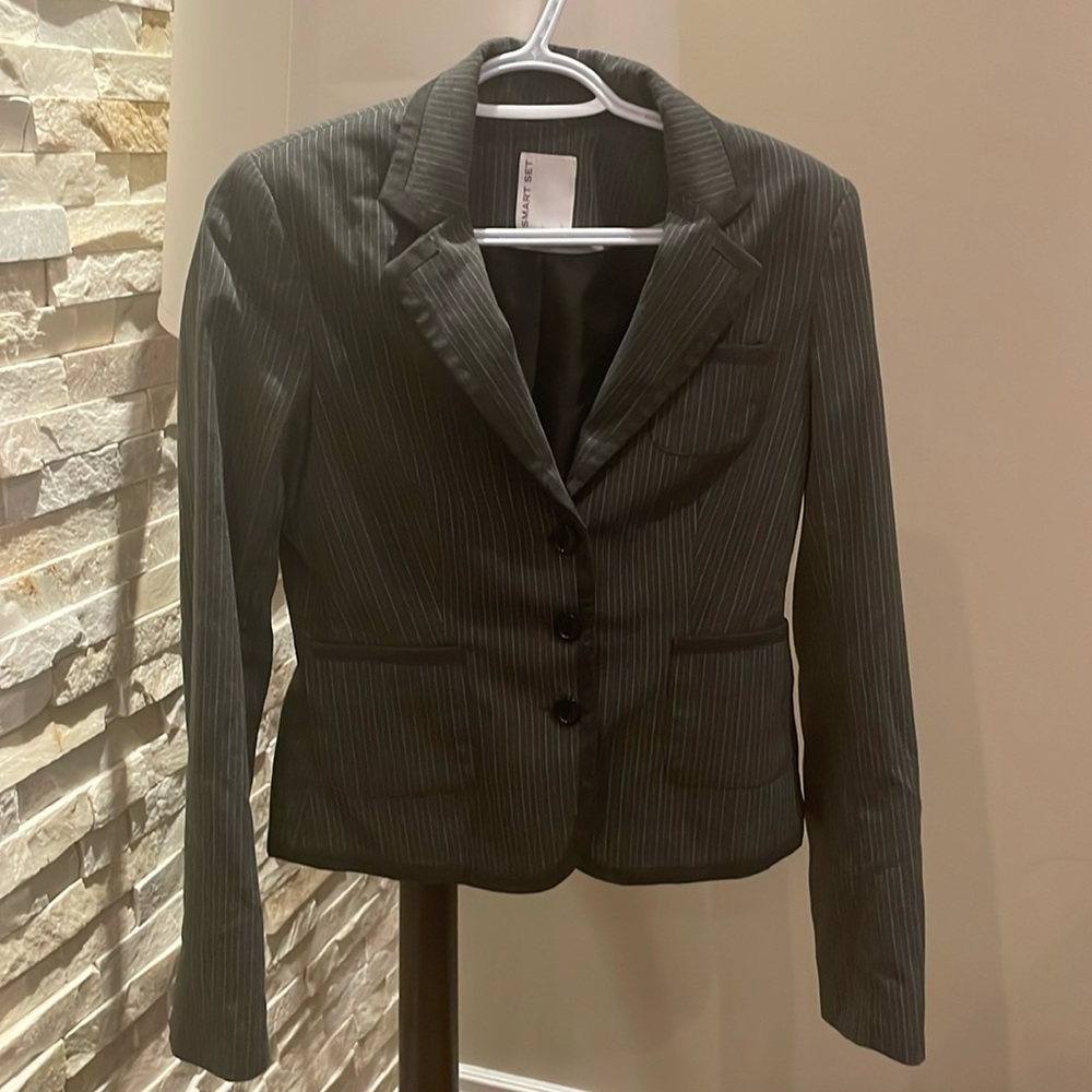 Smart Set striped blazer